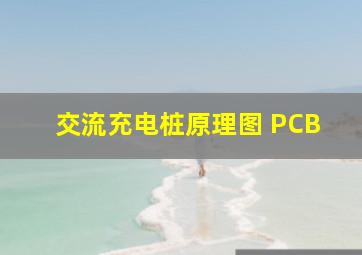 交流充电桩原理图 PCB